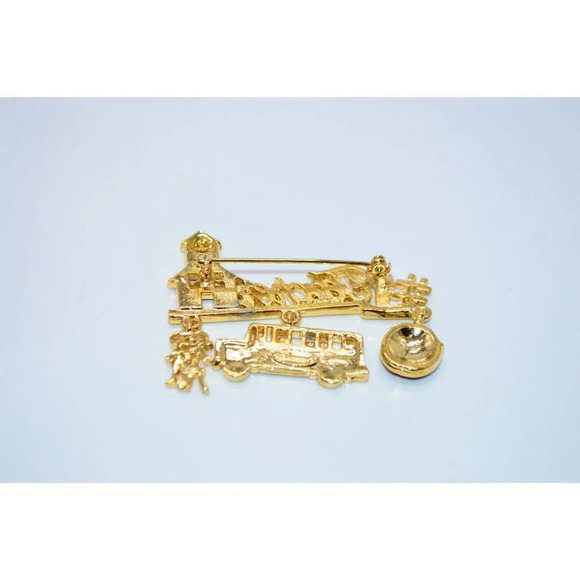 Danecraft Vintage #1 Teacher School Red Green Enam - Picture 4 of 4